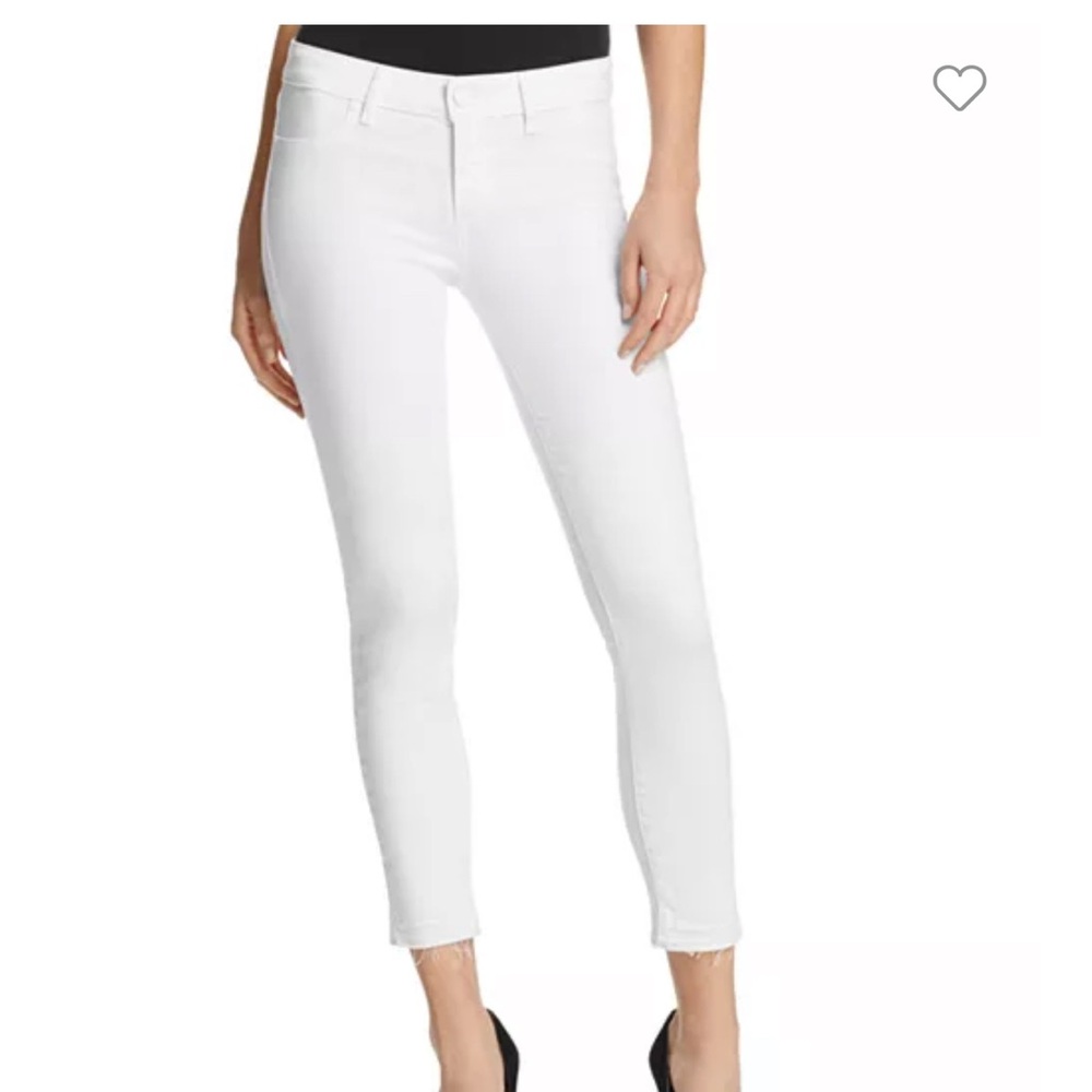 White Paige Denim Verdugo Crop Jean size 28
